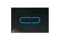 Alcadrain Ovládacie tlačidlá - Ovládacie tlačidlo splachovania bezdotykové, sklo/čierna NIGHT LIGHT-1