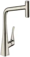Hansgrohe M71 - Dřezová baterie M7115-H320 s výsuvnou sprškou, sBOX, vzhled nerezu 73803800