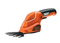 BLACK+DECKER - 3,6V AKU nůžky na keře a trávu, integrovaná baterie, nabíječka GSL200-QW