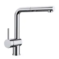 Blanco Linus S - Dřezová baterie, s vytahovací koncovkou, ovládání vlevo, chrom 514016