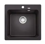 Blanco Naya 5 - Silgranitový drez, 52x51 cm, antracit 526579