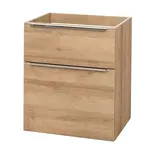 Mereo Mailo - Umývadlová skrinka, 61x70x48 cm, 2 zásuvky, dub CN520S