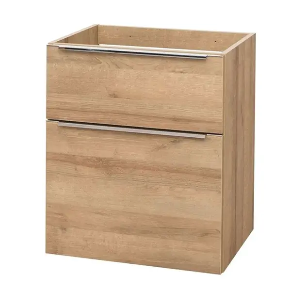 Mereo Mailo - Umývadlová skrinka, 61x70x48 cm, 2 zásuvky, dub CN520S