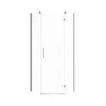 Cersanit Jota - Sprchový kút 80x80 cm, pravý, chróm/číre sklo S160-009