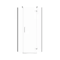 Cersanit Jota - Sprchový kút 80x80 cm, pravý, chróm/číre sklo S160-009