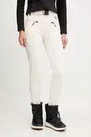 Kalhoty BOSS Katjana_SKI béžová barva, 50544377