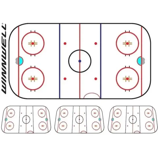 WINNWELL TRENÉRSKÁ TABULE Trenérská tabule, bílá, velikost