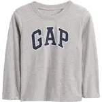 GAP V-FRCH LS LOGO TEE Dětské tričko, šedá, velikost