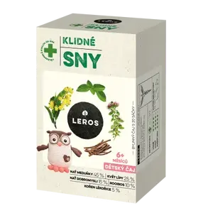 LEROS Dětský čaj Klidné sny 20x1.5g