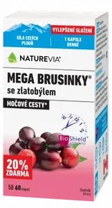 NatureVia Mega brusinky cps.60