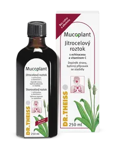 Mucoplant Jitrocelový roztok bez cukru 250ml