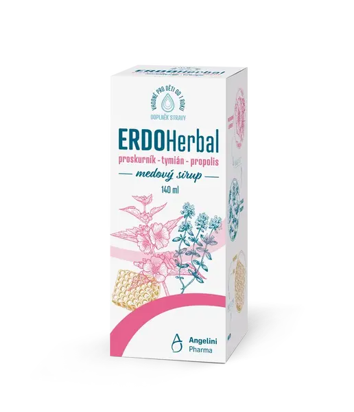 ERDOHerbal medový sirup 140ml