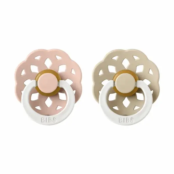 BIBS Boheme cumlíky z prírodného kaučuku 2ks - veľkosť 1 - Blush Nočný / Vanilla Nočný