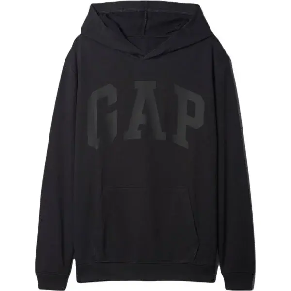 GAP LARGE TONAL LOGO Pánska mikina, čierna, veľkosť
