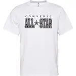 Converse STANDARD FIT CENTER FRONT CHUCK PATCH CORE TEE Unisex tričko, biela, veľkosť