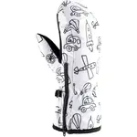 Dětské lyžařské palčáky viking motiv černá 2