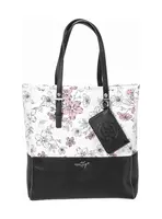 Meatfly kabelka Slima Blossom White | Bílá | Objem 12 L