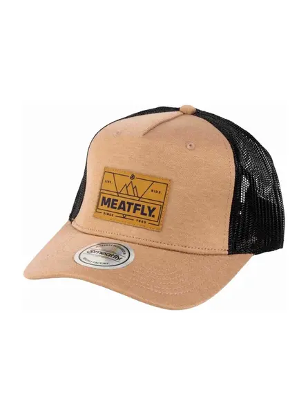 Meatfly kšiltovka Corey Trucker Beige Live | Černá | Velikost One Size