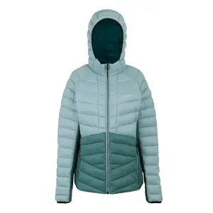 Dámská prošívaná bunda regatta dalent zelenomodrá 38
