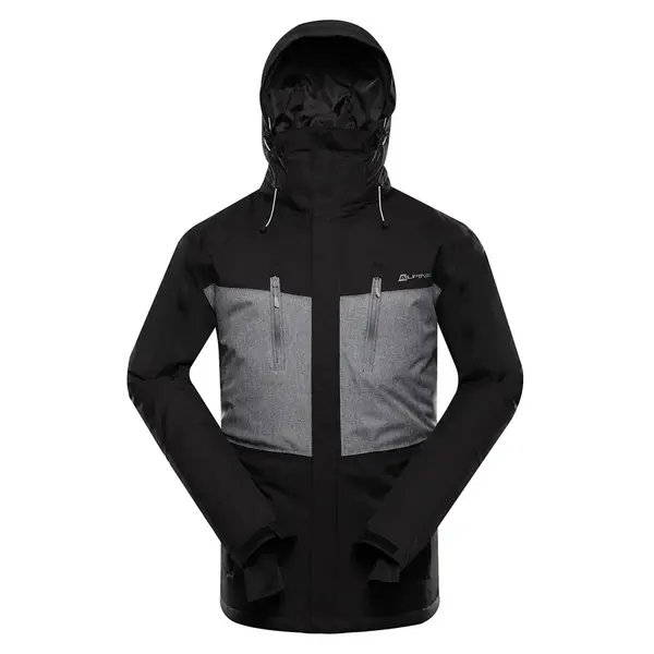 Pánská lyžařská budnda s membránou ptx snow alpine pro comed černá xl big