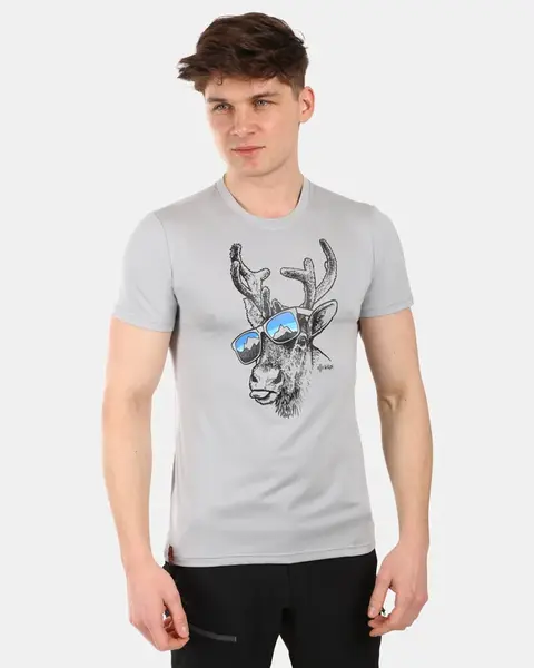 Pánské funkční tričko kilpi lismain-m světle šedá 3xl