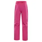 Dětské softshellové kalhoty alpine pro zorto růžová 128-134