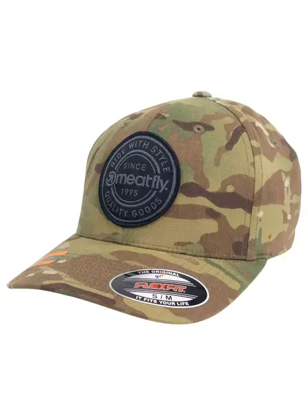 Meatfly kšiltovka Raptor Flexfit Multicam | Maskáč | Velikost S/M