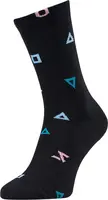 Unisex cyklo ponožky silvini dogana černá/tyrkysová 36-38