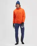 Pánská větruodolná bunda silvini lupo oranžová/modrá s
