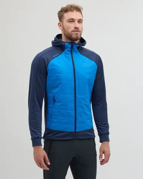 Pánská mikina s kapucí silvini dirilo tmavě modrá/modrá m