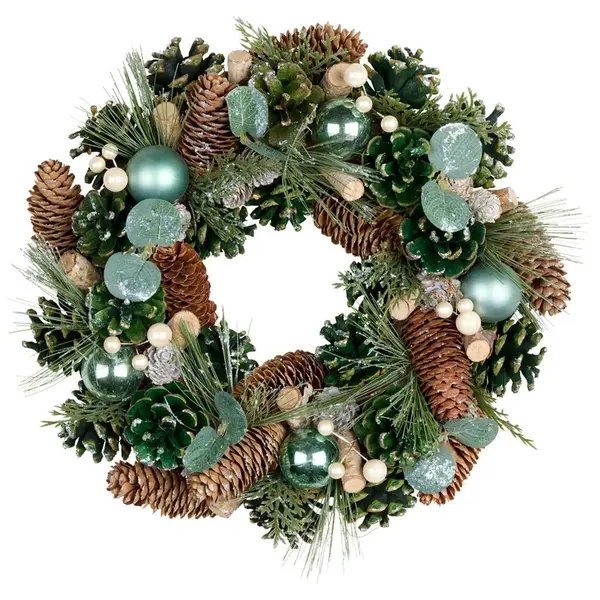 X-Mas VĚNEC NA DVEŘE 34 cm