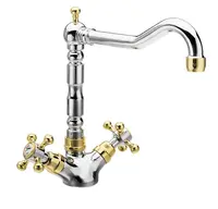 Sapho Reitano Rubinetteria Antea - Dřezová baterie, chrom/zlato 3122