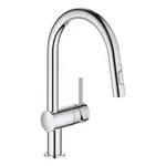 Grohe Minta - Dřezová baterie s výsuvnou sprškou, chrom 32321002