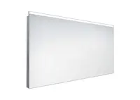 Nimco Zrcadla - Zrcadlo s LED osvětlením, 100x60 cm, hliník ZP 8004