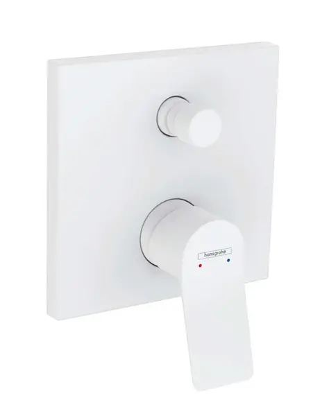 Hansgrohe Vivenis - Vanová baterie pod omítku, 2 výstupy, matná bílá 75416700