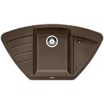 Blanco Zia 9 - Silgranitový dřez, 93x51 cm, kávová 515074