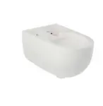 Kludi CleanTronic - Závěsné WC pro bidetovou jednotku SMART, Rimless, Spiralflush, lesklá bílá 16WCW0043