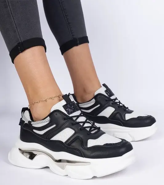 Gemre Black women's sports sneakers Prutto