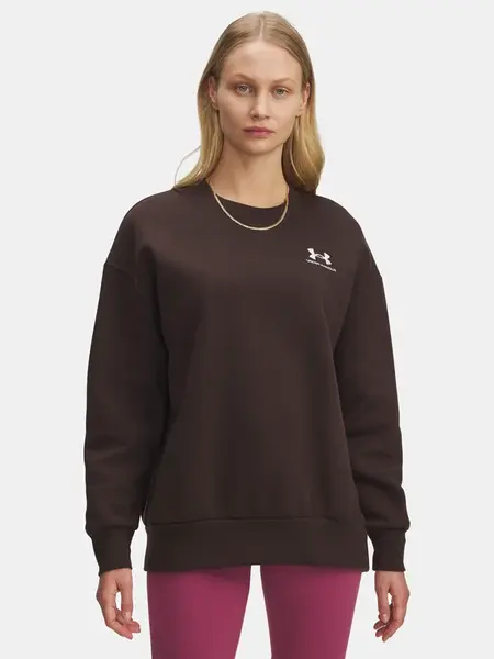 Under Armour UA Icon Fleece OS Crew-BRN Women's Sweatshirt - Women's
