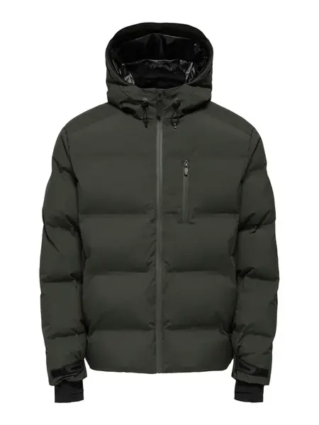 Only & Sons Zimná bunda 'ONSMATHIS'  tmavosivá