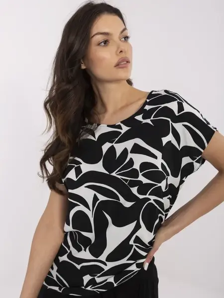 Blouse-D73771M10978X-black