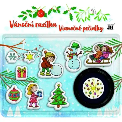 Moje první razítka Vánoce