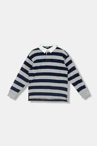 Dětská bavlněná polokošile United Colors of Benetton