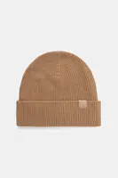 Kašmírová čepice Calvin Klein hnědá barva, LV04D8013G