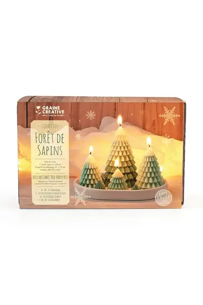 Sada sviečok pre domácich majstrov Graine Creative Tree Foret 25 x 15 x 10 cm. viac farieb