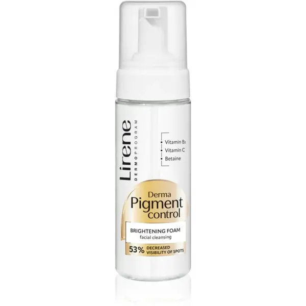 Lirene Derma Pigment Control Brightening Foam rozjasňující čisticí pěna pro pleť s hyperpigmentací 150 ml