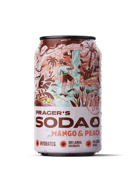 Pragers Soda Mango & Peach 330 ml