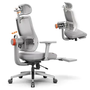 NEWTRAL MagicH-GPRO Ergonomic Chair with Footrest Gray