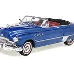 1949 Buick Roadmaster Convertible Elan Blue Metallic 1/43 Diecast Model Car by Greenlight