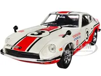 1970 Nissan Fairlady Z 432 RHD (Right Hand Drive) 3 Wimbledon White with Red and Black Stripes "Yokohama GT Special" Limited Edition to 5250 pieces W
